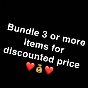 Bundle Any 3 Items for a Discounted Price 💰🌟